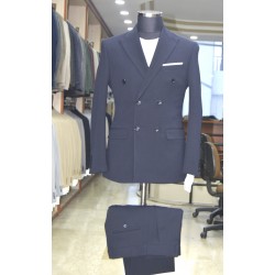 3022 Kruvaze Takım Elbise Lacivert