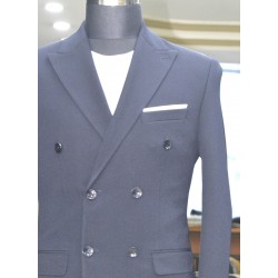 3022 Kruvaze Takım Elbise Lacivert