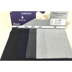 2827 Slimfit Yelekli Takım Elbise Füme