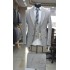 2827 Slimfit Yelekli Takım Elbise Gri