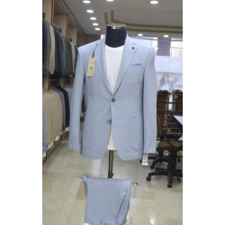 2832 Gofre Jogger Takım Elbise Mavi