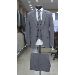 2836 Yelekli Takım Elbise Lacivert