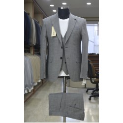 2840 Poliyün Yelekli Takım Elbise K.Gri