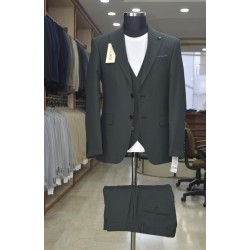 2840 Poliyün Yelekli Takım Elbise Yeşil