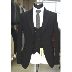 3011 Örme Yelekli Takım Elbise