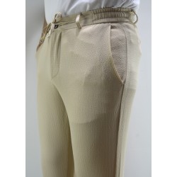 3034 Örme Jogger Pantolon Bej