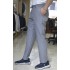3037 Gofre jogger Pantolon Gri