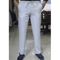 3037 Gofre jogger Pantolon Açık Gri