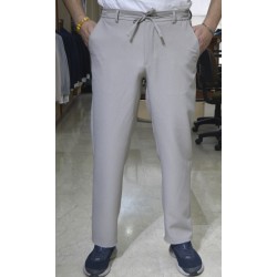 3037 Gofre jogger Pantolon Taş