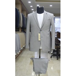 3043 Gofre Çizgili  Jogger Takım Elbise KoyuGri