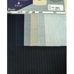 3043 Gofre Çizgili  Jogger Takım Elbise Gri