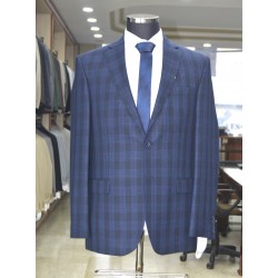 5113 Klasik 4 Drop Tek Ceket Lacivert