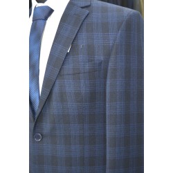 5113 Klasik 4 Drop Tek Ceket Lacivert