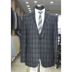 5113 Klasik 4 Drop Tek Ceket Siyah