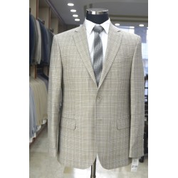 5113 Klasik 4 Drop Tek Ceket Bej