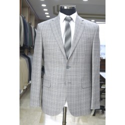 5113 Klasik 4 Drop Tek Ceket Gri