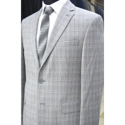 5113 Klasik 4 Drop Tek Ceket Gri