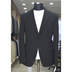 5117 Örme Tek Ceket Siyah