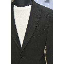 5117 Örme Tek Ceket Siyah