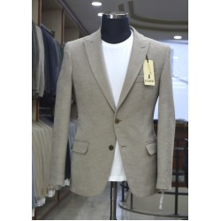 5118 Örme Tek Ceket Bej