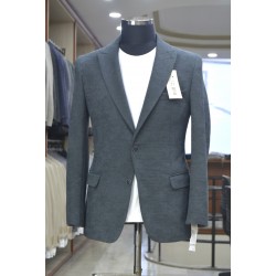 5118 Örme Tek Ceket Siyah