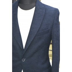 5118 Şöni Slimfit  Örme Ceket Lacivert