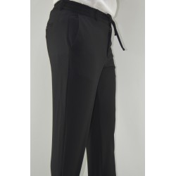 2832 Gofre Jogger Pantolon Siyah