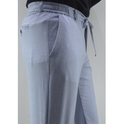 2832 Gofre Jogger Pantolon Mavi
