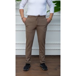 3032 Örme Zara Jogger Pantolon Vizon