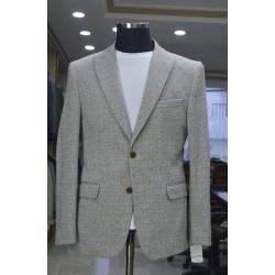 5116 Örme Tek Ceket Gri