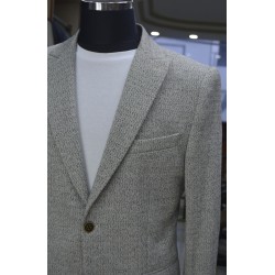 5116 Örme Tek Ceket Gri